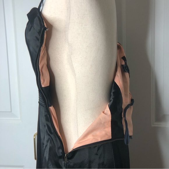 Marc Jacobs Black Satin Mini Halter Dress | 8 - Picture 14 of 16